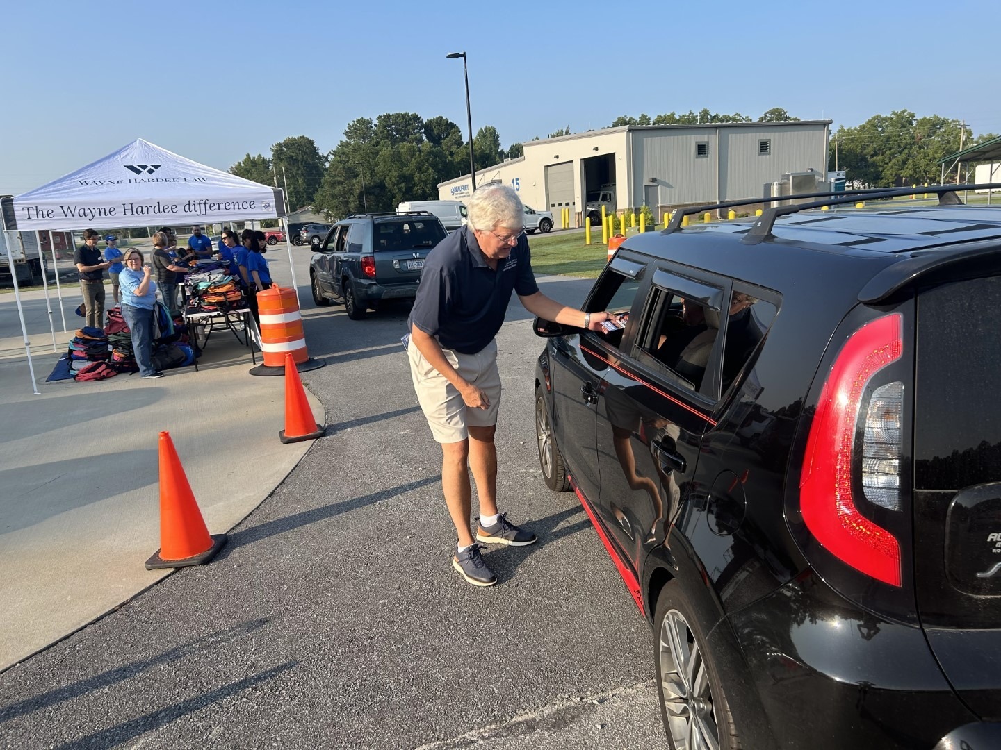 Backpack Giveaway at Beaufort County Community College – Wayne Hardee Law – August 2024